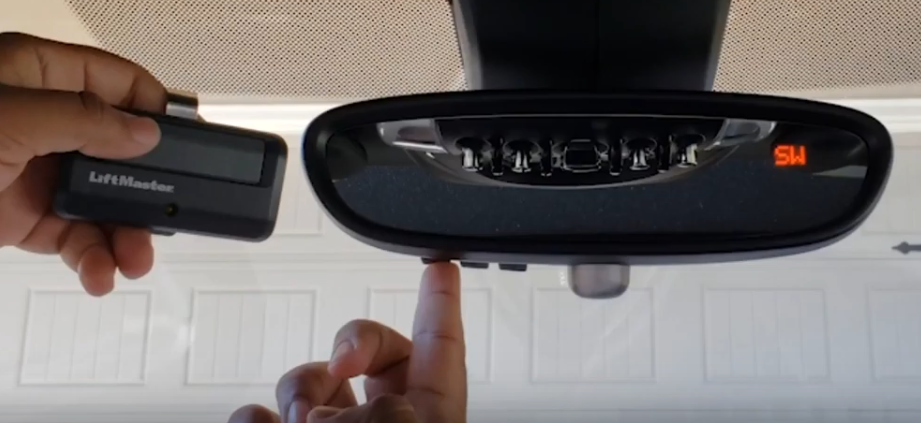 Learn how to use the garage door opener integrated into your MINI rearview mirror MINI of