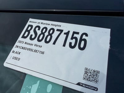 2025 Nissan Versa 1.6 S