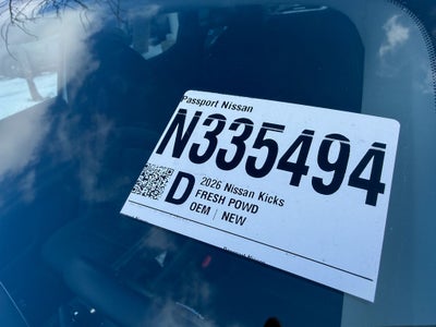 2026 Nissan Kicks SV