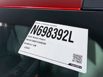 2026 Nissan Rogue SV