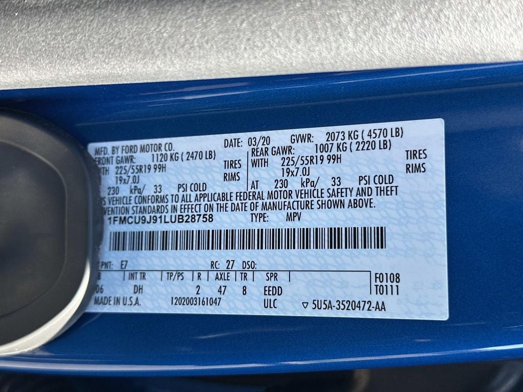 2020 Ford Escape Titanium