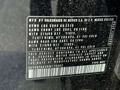 2022 Volkswagen Tiguan 2.0T S