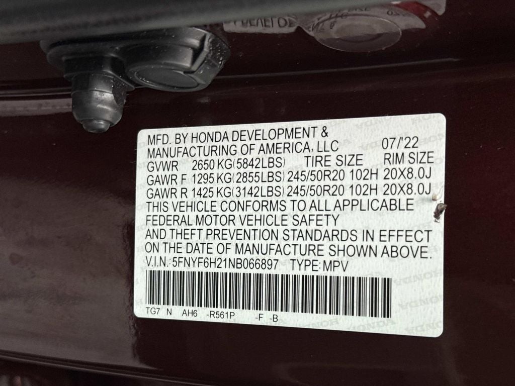 2022 Honda Pilot Special Edition