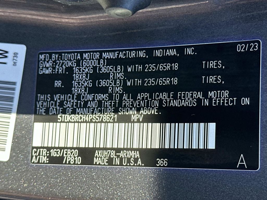 2023 Toyota Highlander Hybrid XLE