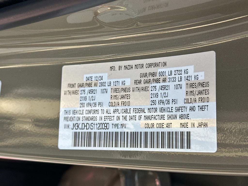 2025 Mazda Mazda CX-70 3.3 Turbo Premium