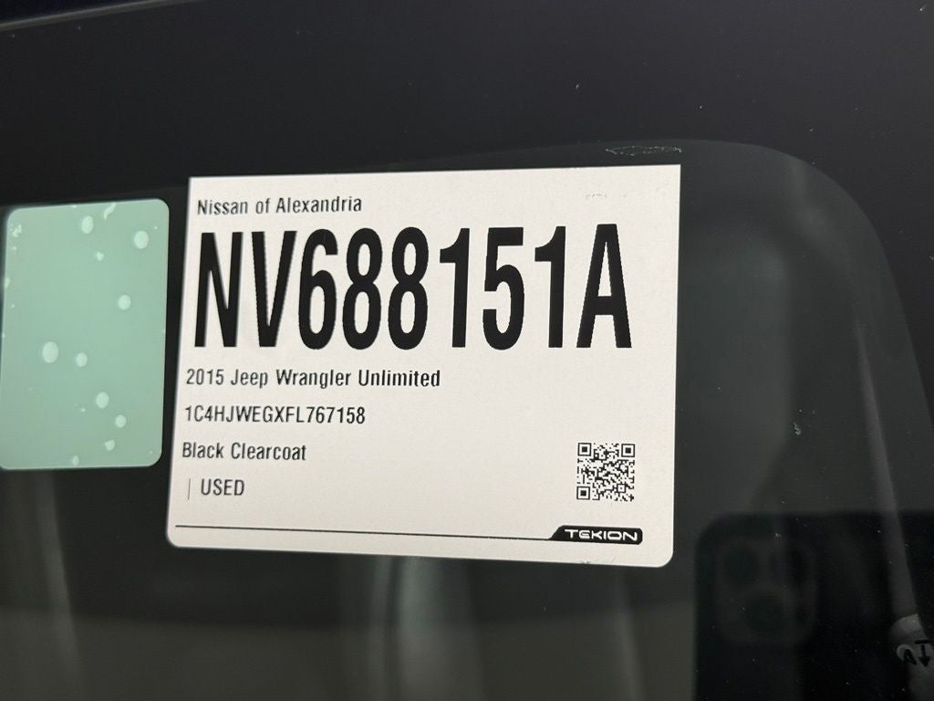2015 Jeep Wrangler Unlimited Sahara Altitude