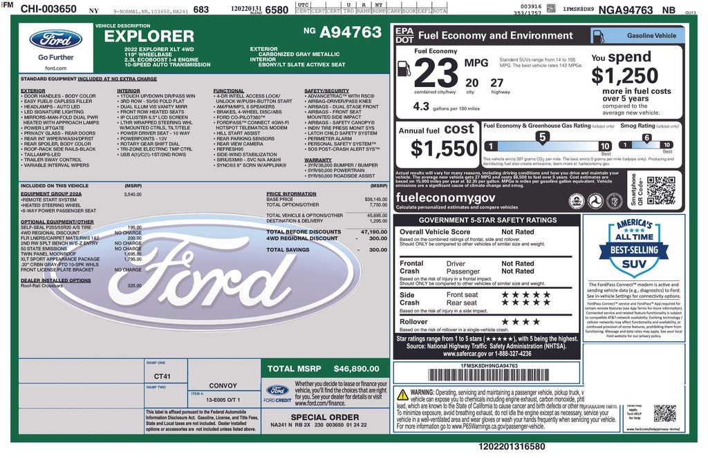 2022 Ford Explorer XLT