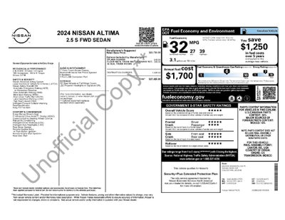 2024 Nissan Altima 2.5 S Nissan Certified