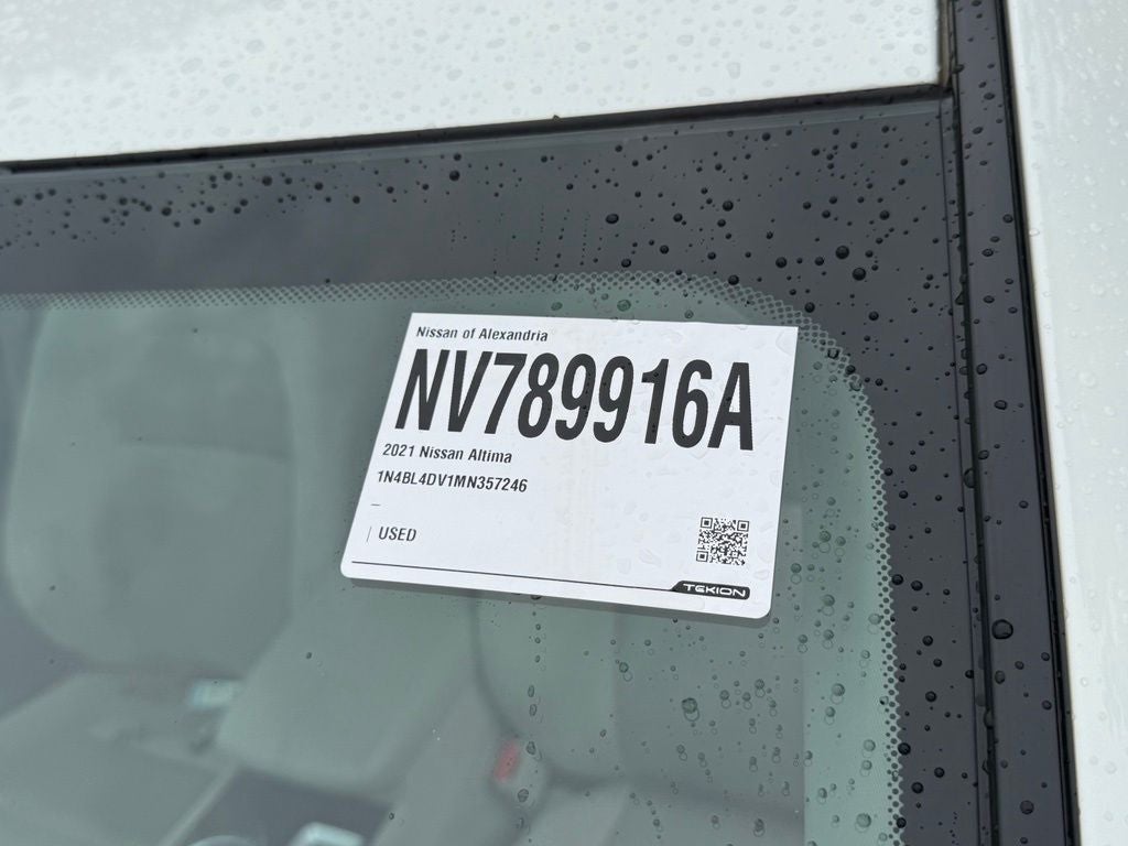 2021 Nissan Altima 2.5 SV Certified Select