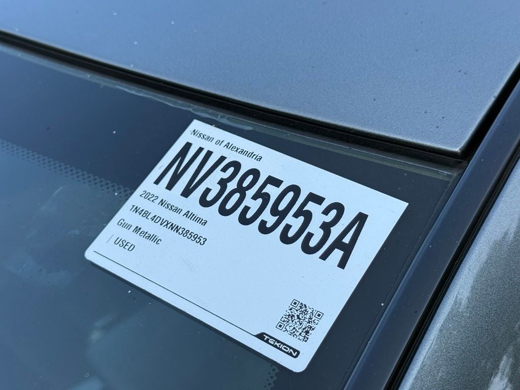 2022 Nissan Altima 2.5 SV Nissan Certified