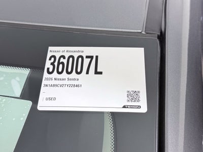 2026 Nissan Sentra SV