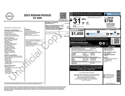 2023 Nissan Rogue SV Nissan Certified