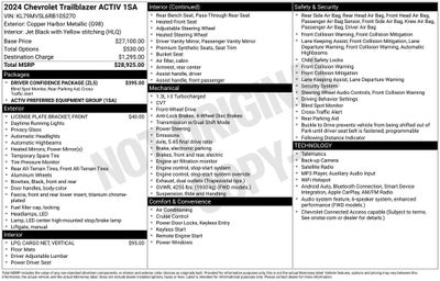 2024 Chevrolet TrailBlazer ACTIV