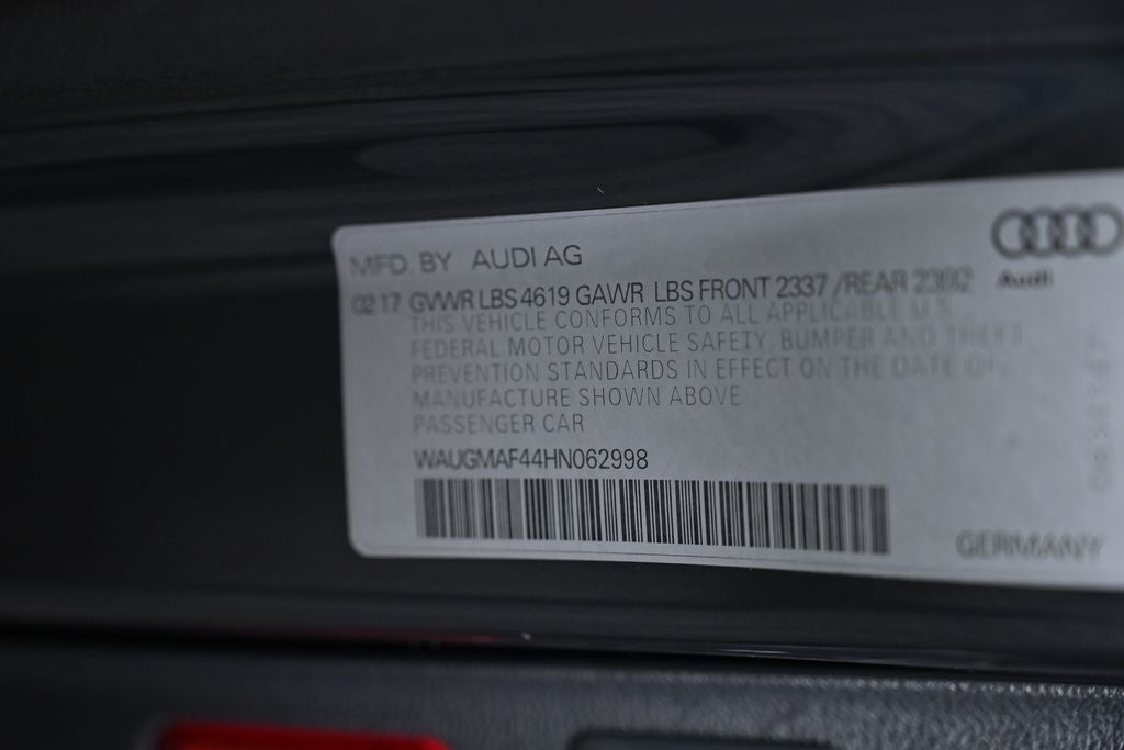 2017 Audi A4 2.0T ultra Premium