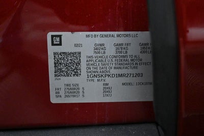 2021 Chevrolet Tahoe Z71