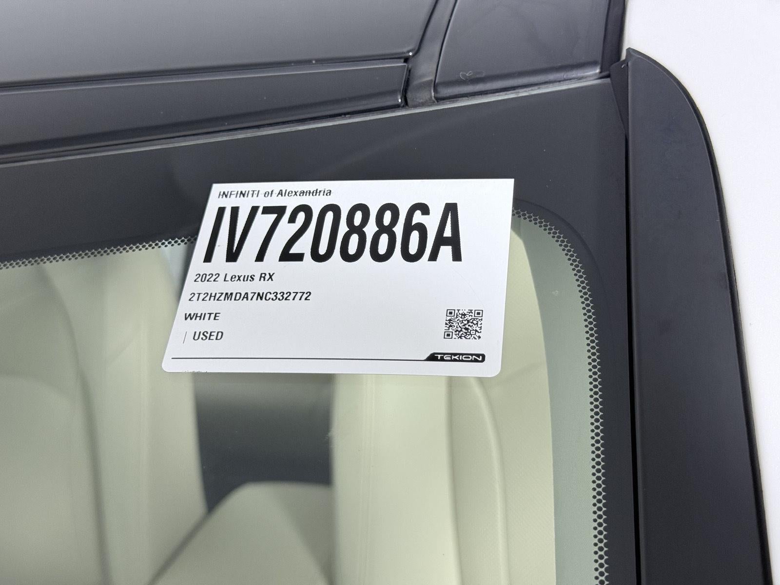 2022 Lexus Rx RX 350