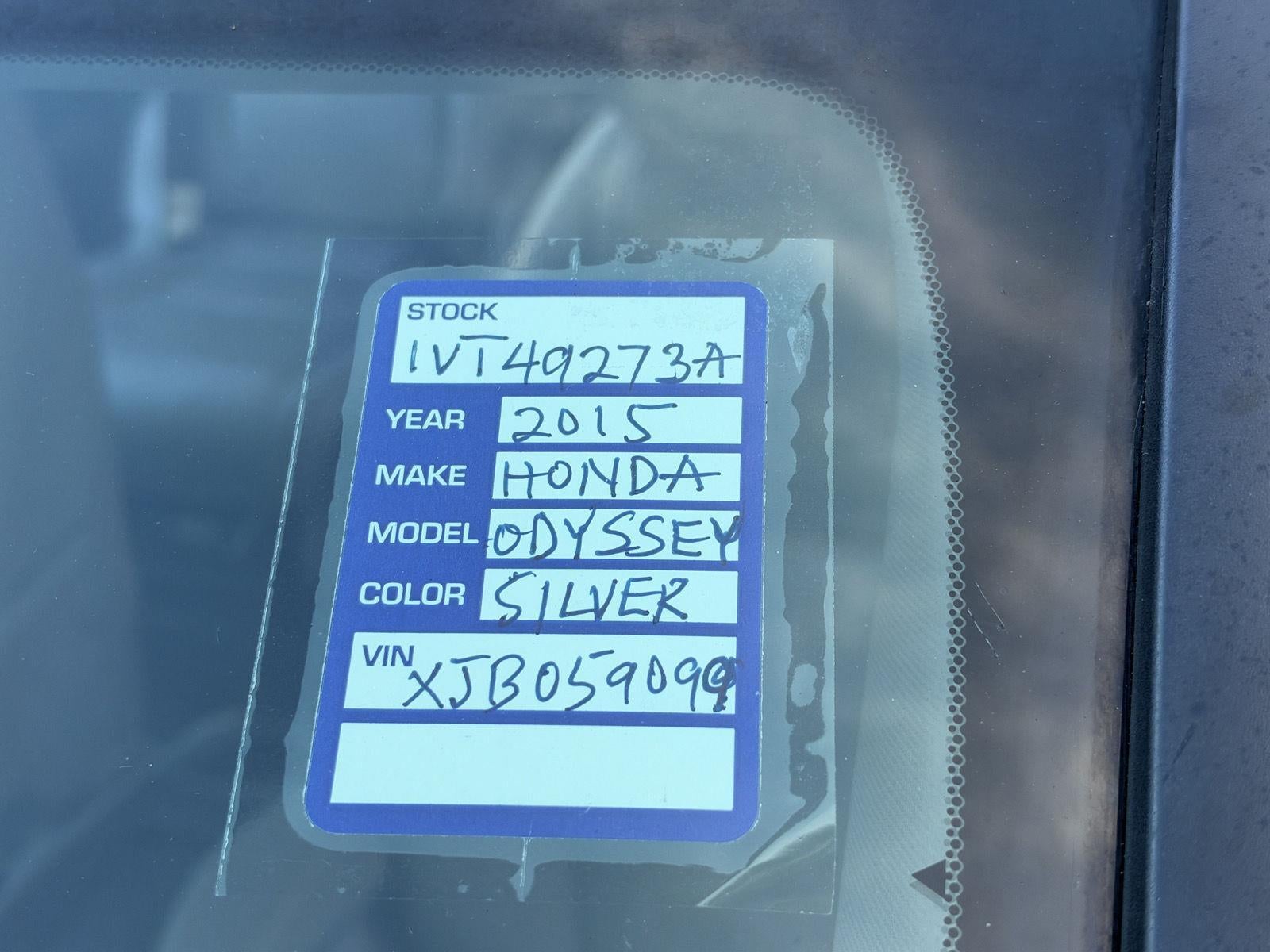 2018 Honda Odyssey Touring