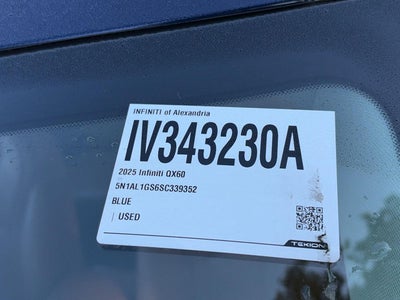 2025 INFINITI QX60 SENSORY
