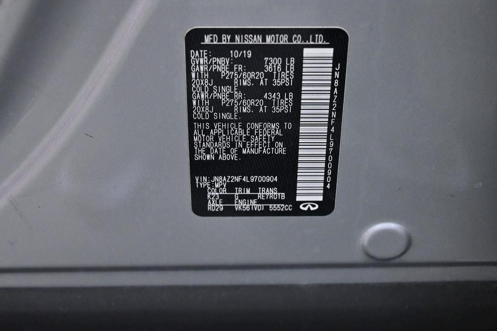 2020 INFINITI QX80 LUXE