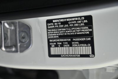 2019 INFINITI QX30 LUXE