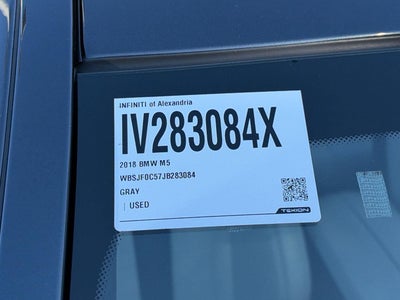 2018 BMW M5 Sedan
