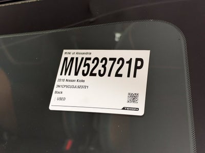 2018 Nissan Kicks SR