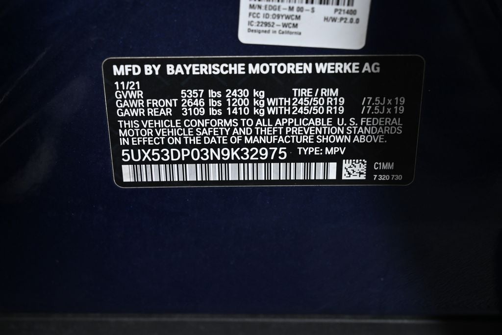 2022 BMW X3 xDrive30i