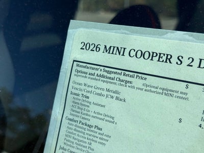 2026 MINI Hardtop 2 Door Cooper S