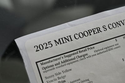 2025 MINI Convertible Cooper S