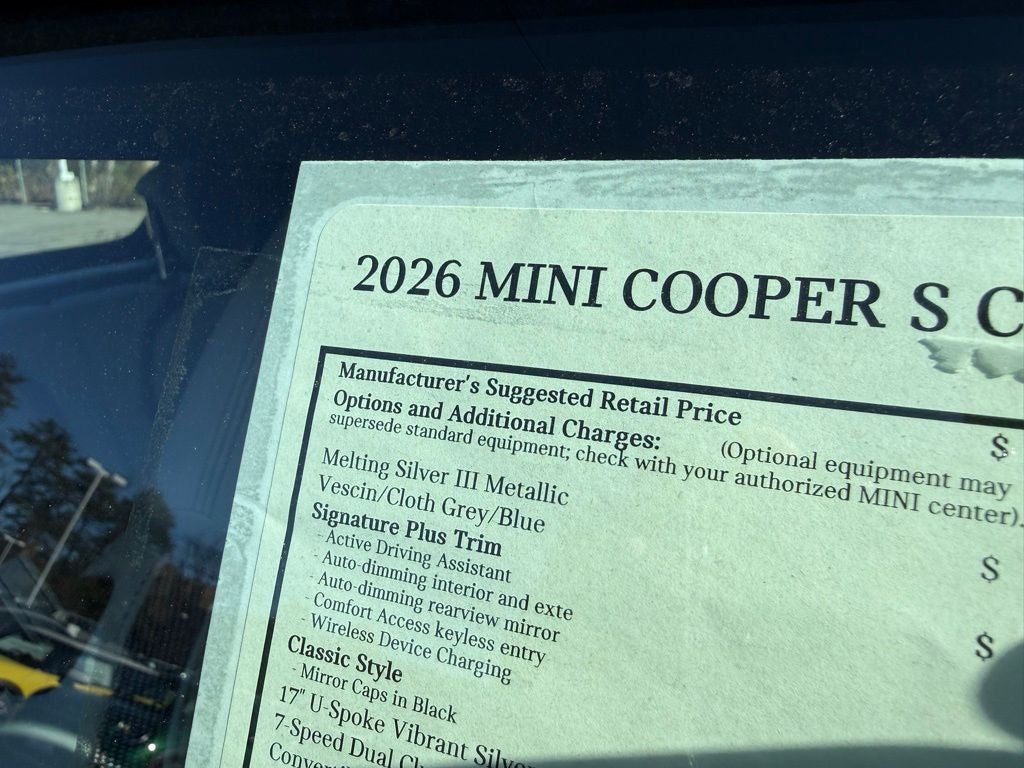 2026 MINI Convertible Cooper S