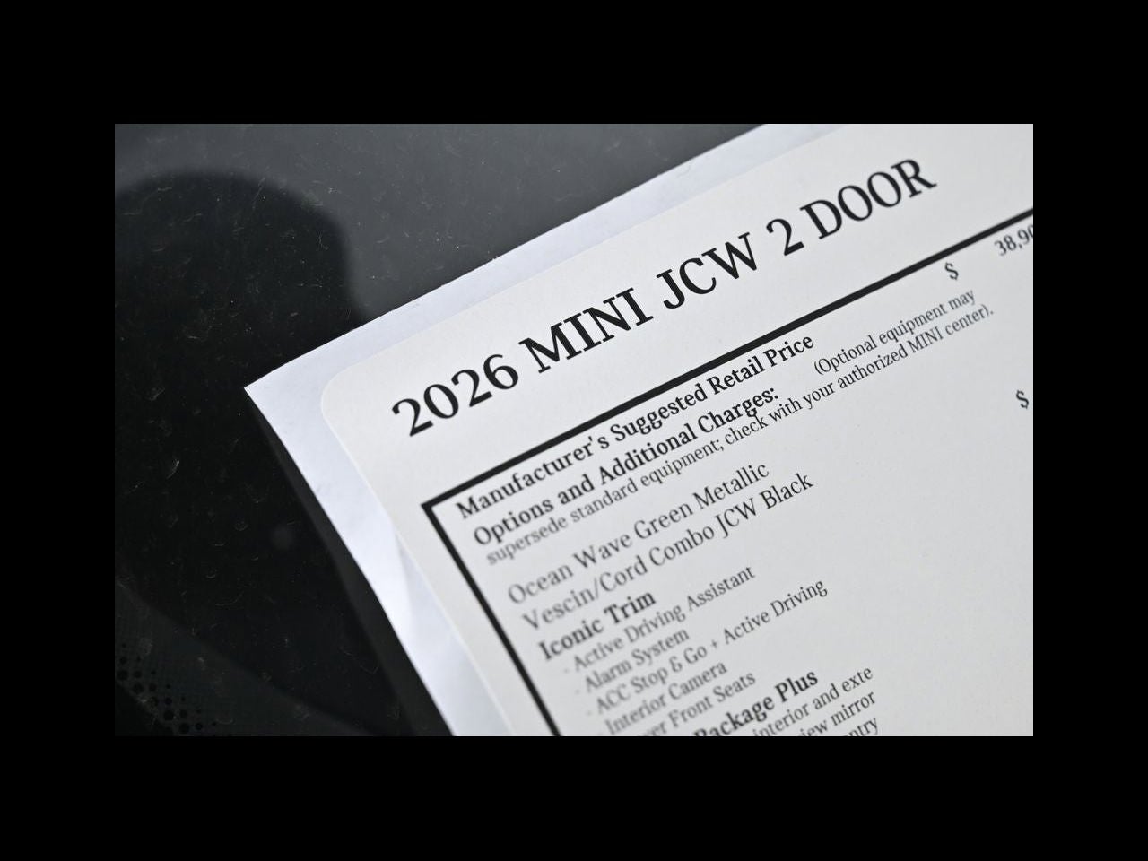 2026 MINI 2 DOOR ICONIC