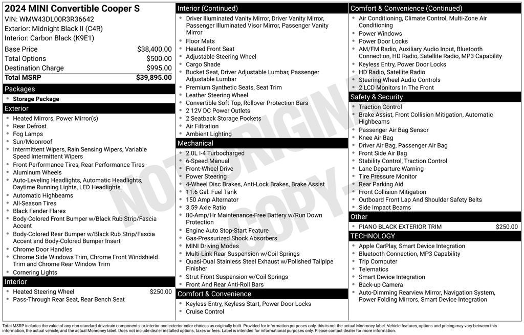 2024 MINI Cooper S Base