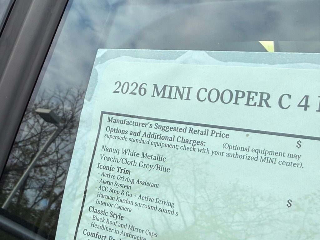 2026 MINI Hardtop 4 Door Cooper