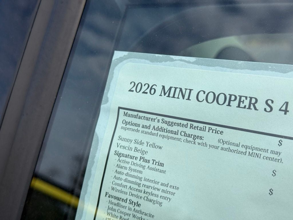 2026 MINI Hardtop 4 Door Cooper S