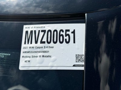 2027 MINI Cooper S Signature Plus 4 Door