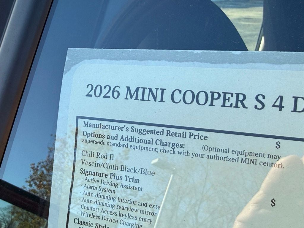 2026 MINI Hardtop 4 Door Cooper S
