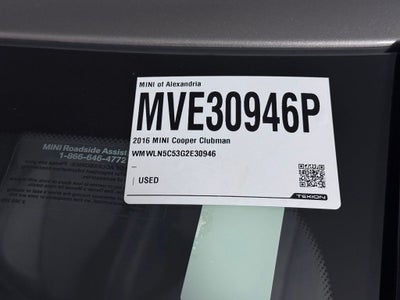 2016 MINI Cooper Clubman