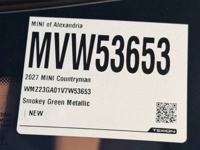2027 MINI Cooper S Countryman Signature Plus ALL4