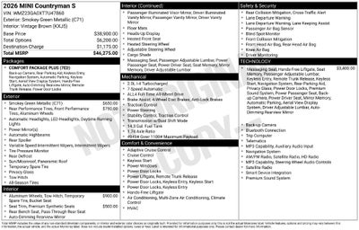 2026 MINI COUNTRYMAN Base