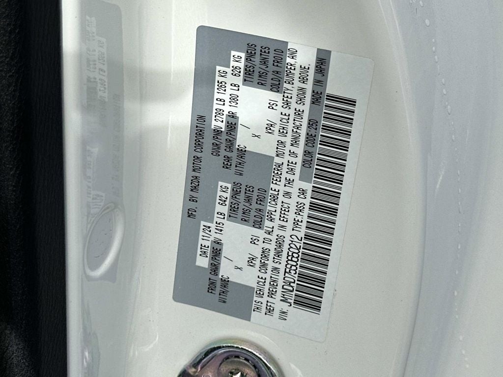 2025 Mazda Mazda MX-5 Miata Grand Touring