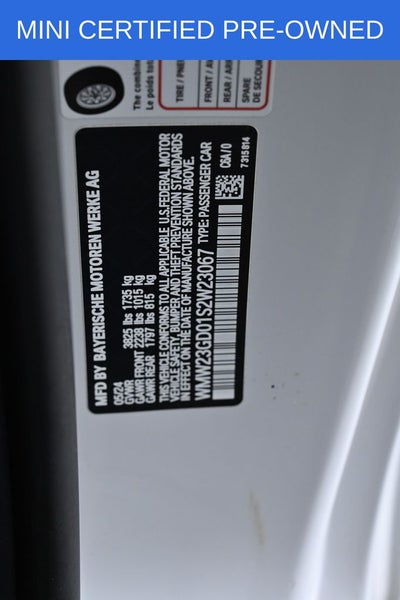 2025 MINI Cooper S Hardtop 2 Door Iconic