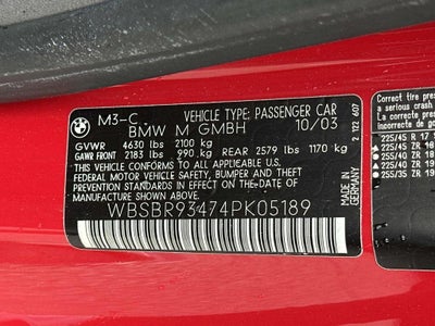 2004 BMW 3 Series M3