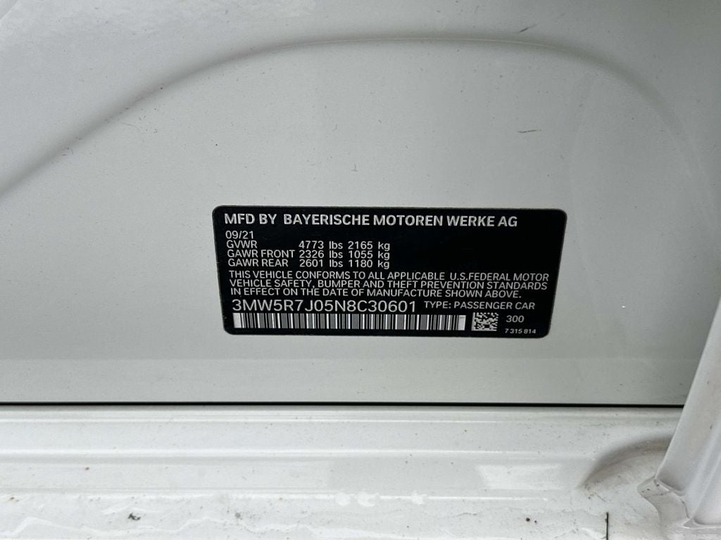 2022 BMW 3 Series 330i xDrive