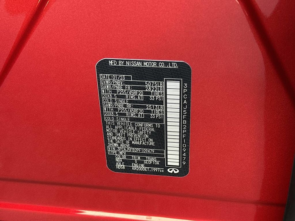 2023 INFINITI QX50 SPORT