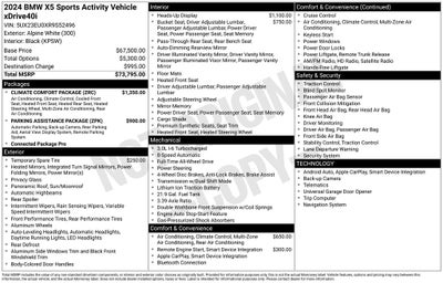 2024 BMW X5 xDrive40i