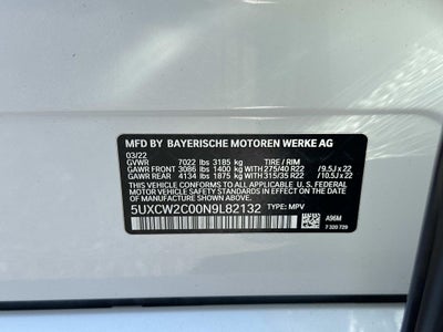 2022 BMW X7 xDrive40i
