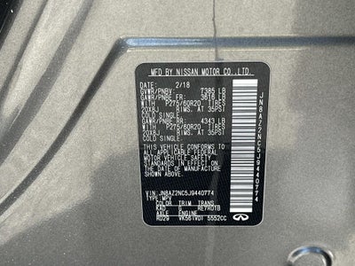 2018 INFINITI QX80 Base