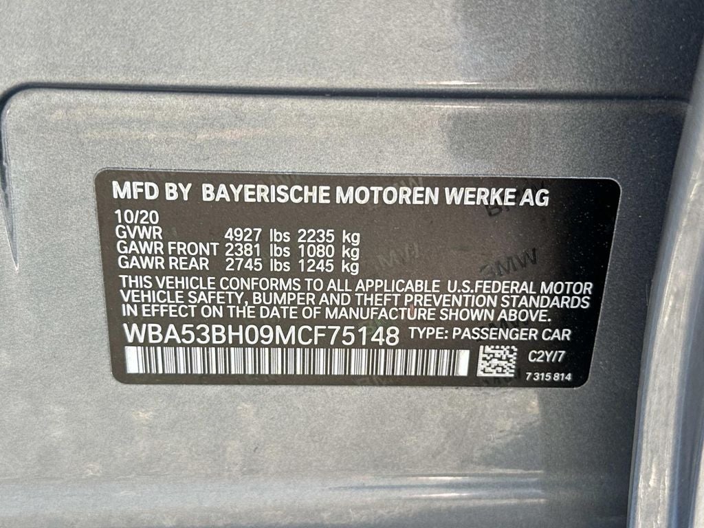 2021 BMW 5 Series 530i