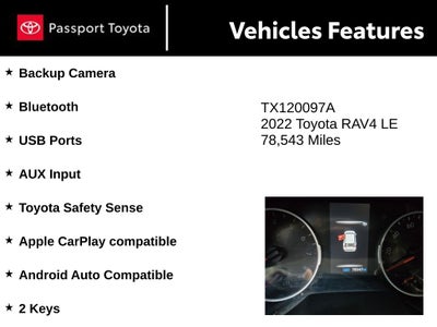 2022 Toyota RAV4 LE