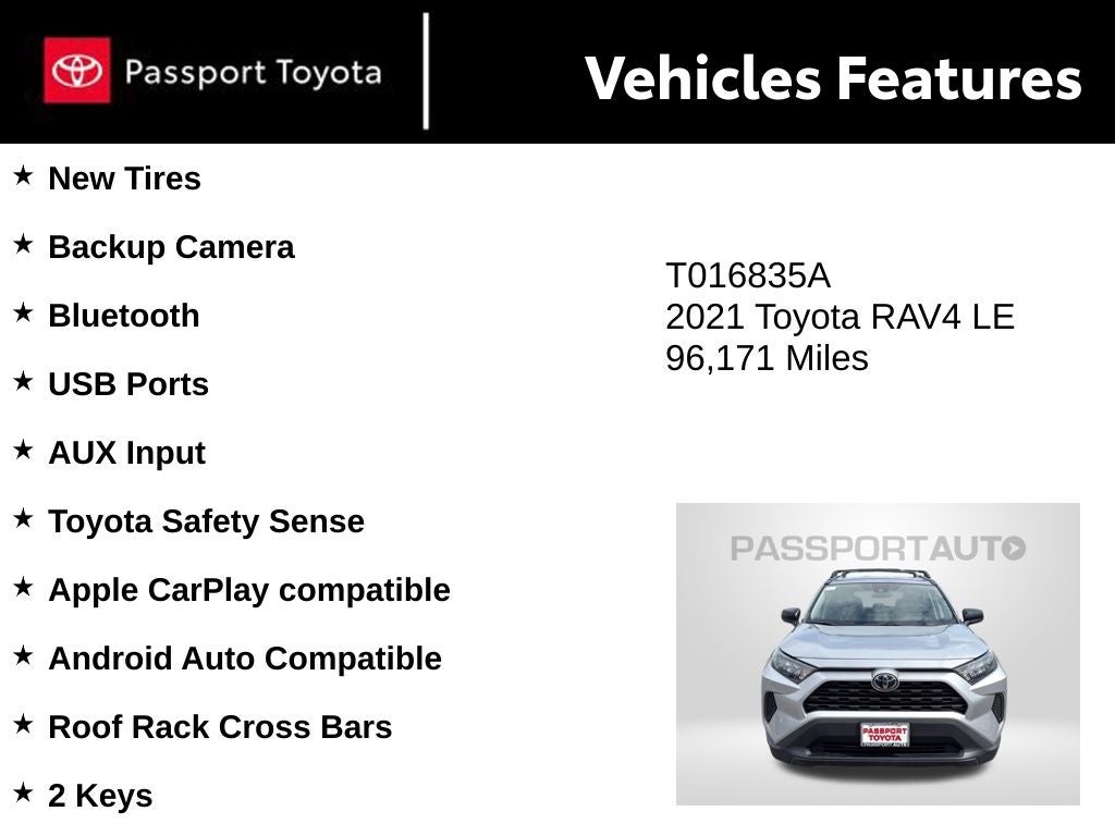 2021 Toyota RAV4 LE